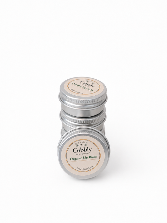Cubbly Organic Natural Lip Balm - Strawberry