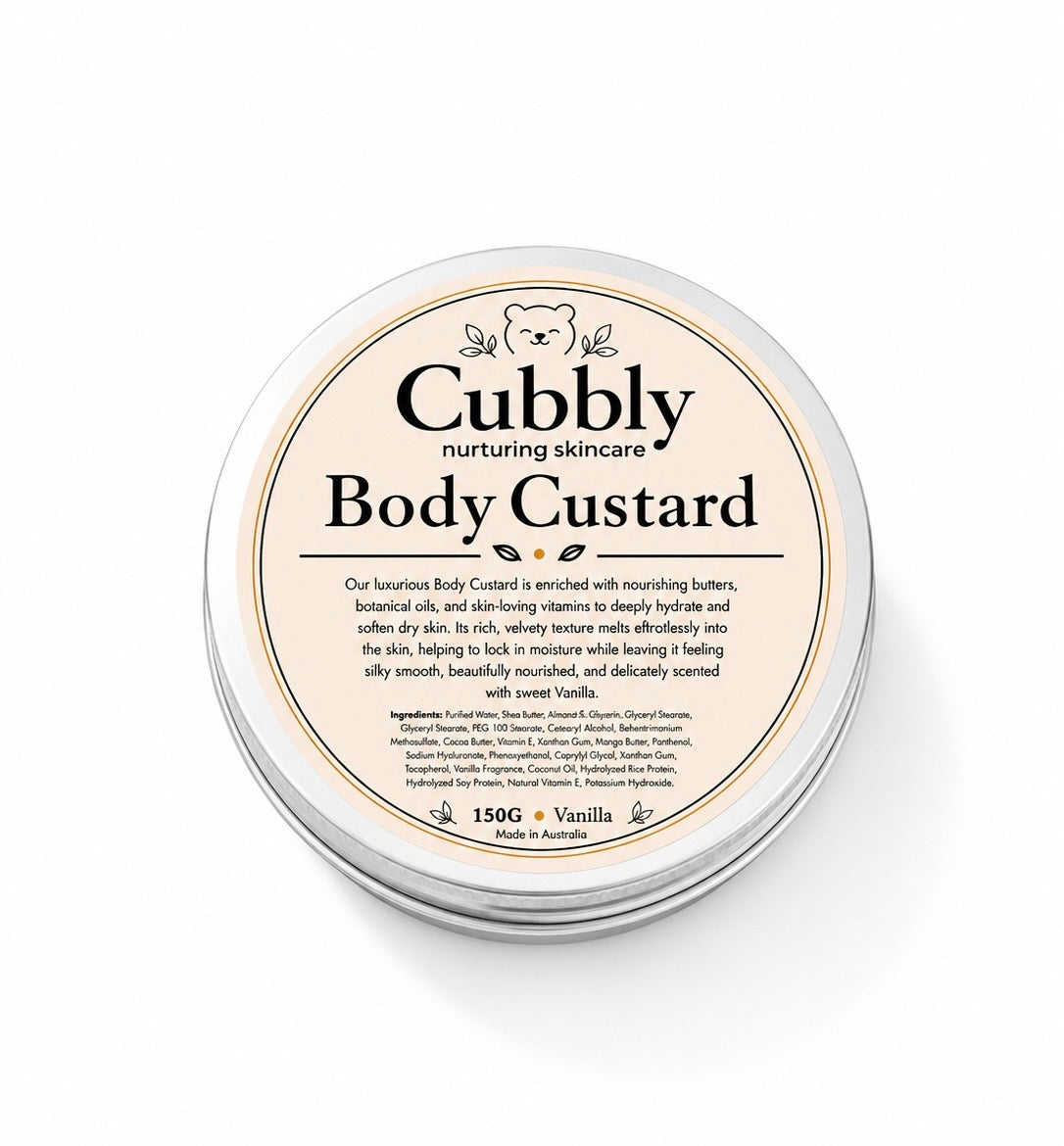 Cubbly Body Custard - Vanilla
