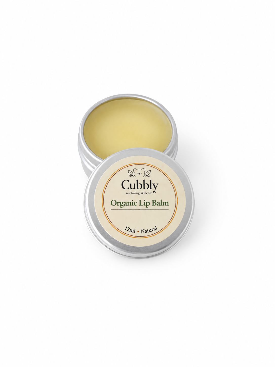 Cubbly Organic Natural Lip Balm - Natural