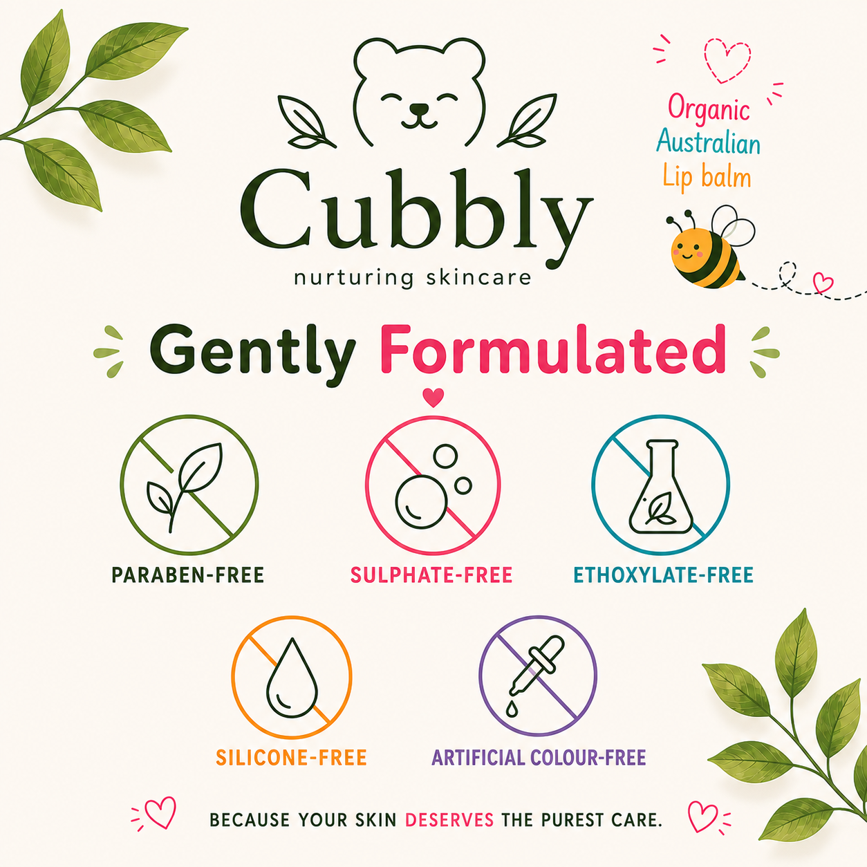 Cubbly Organic Lip Balm - Chocolate